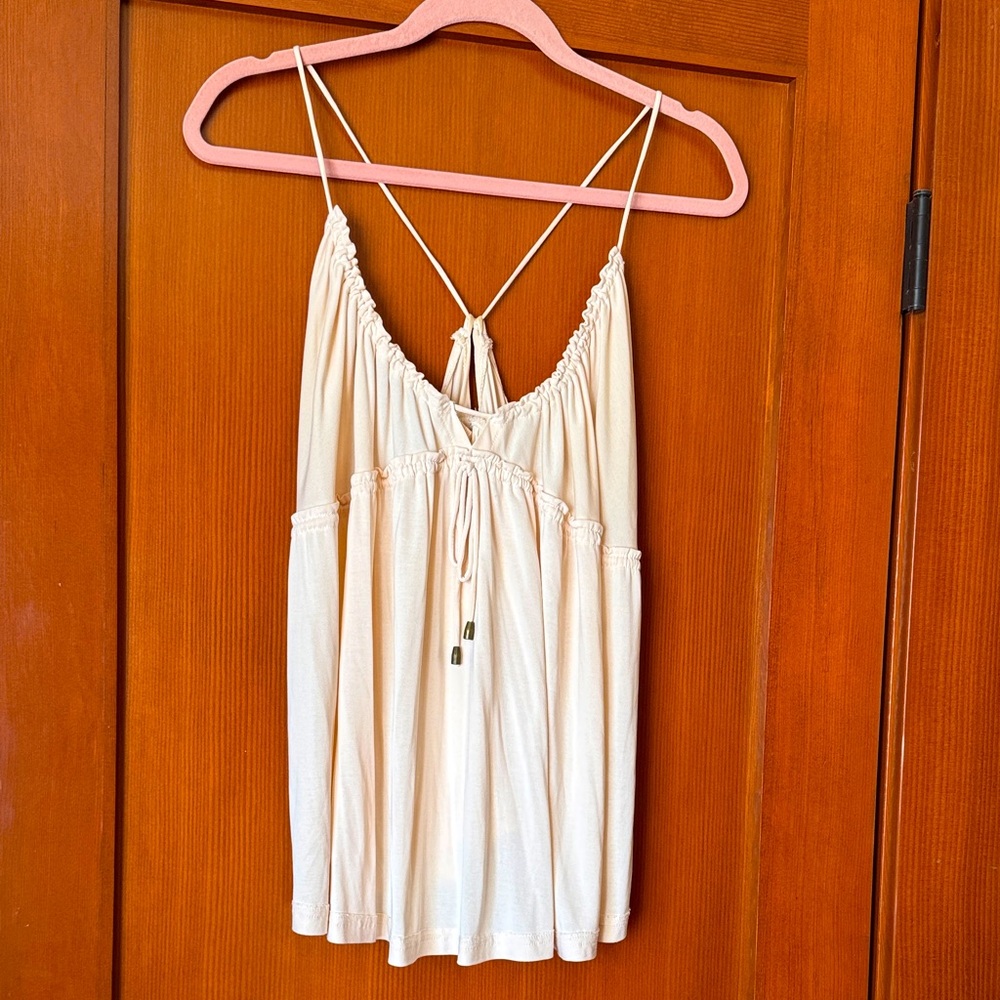 Free People Cream Women's Top
